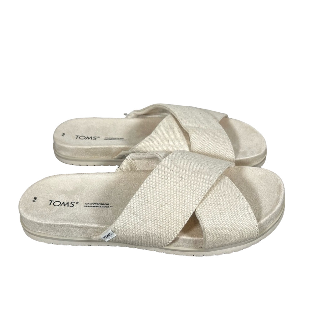 TOMS Savanna Women's Canvas Slide Sandal Size 8 #048A